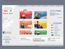 Tablet Screenshot of bizon-materiel.fr